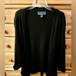 Karen Scott Women's Black Cardigan Sweater